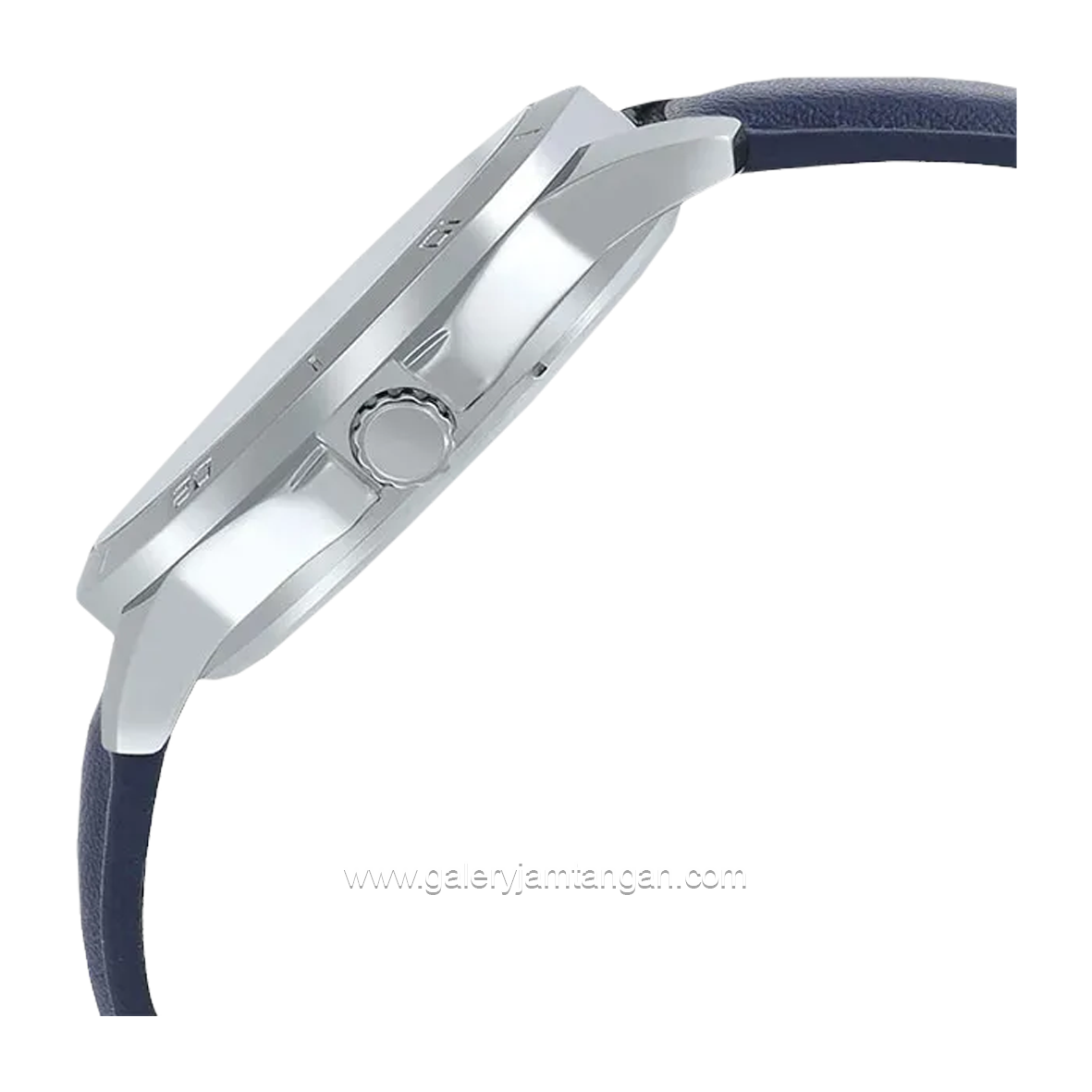 CASIO General LTP-V004L-2BUDF Blue Silver Leather Srap