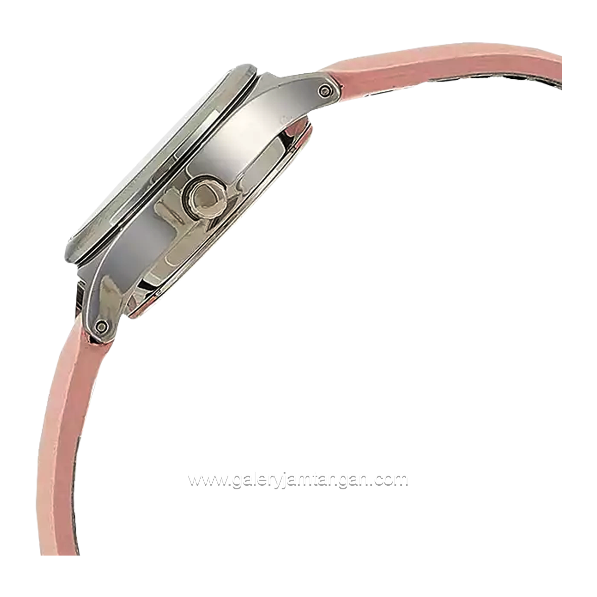 CASIO General LTP-V006L-4BUDF Pink Silver Leather Strap