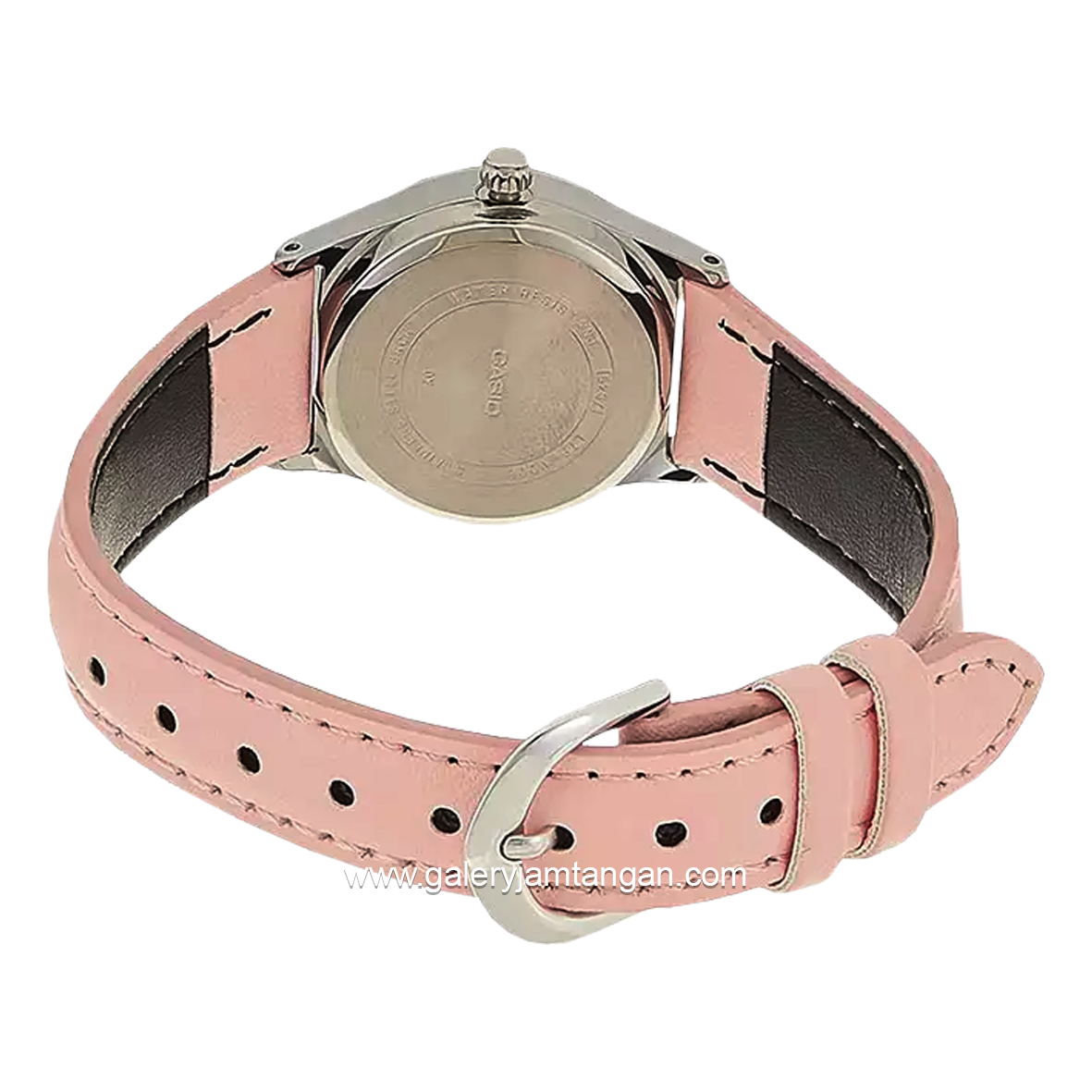 CASIO General LTP-V006L-4BUDF Pink Silver Leather Strap