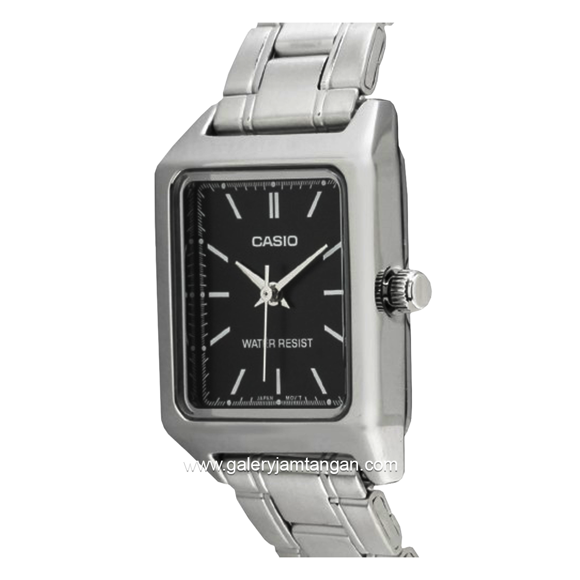 CASIO General LTP-V007D-1EUDF Silver Dial Black Stainless Steel