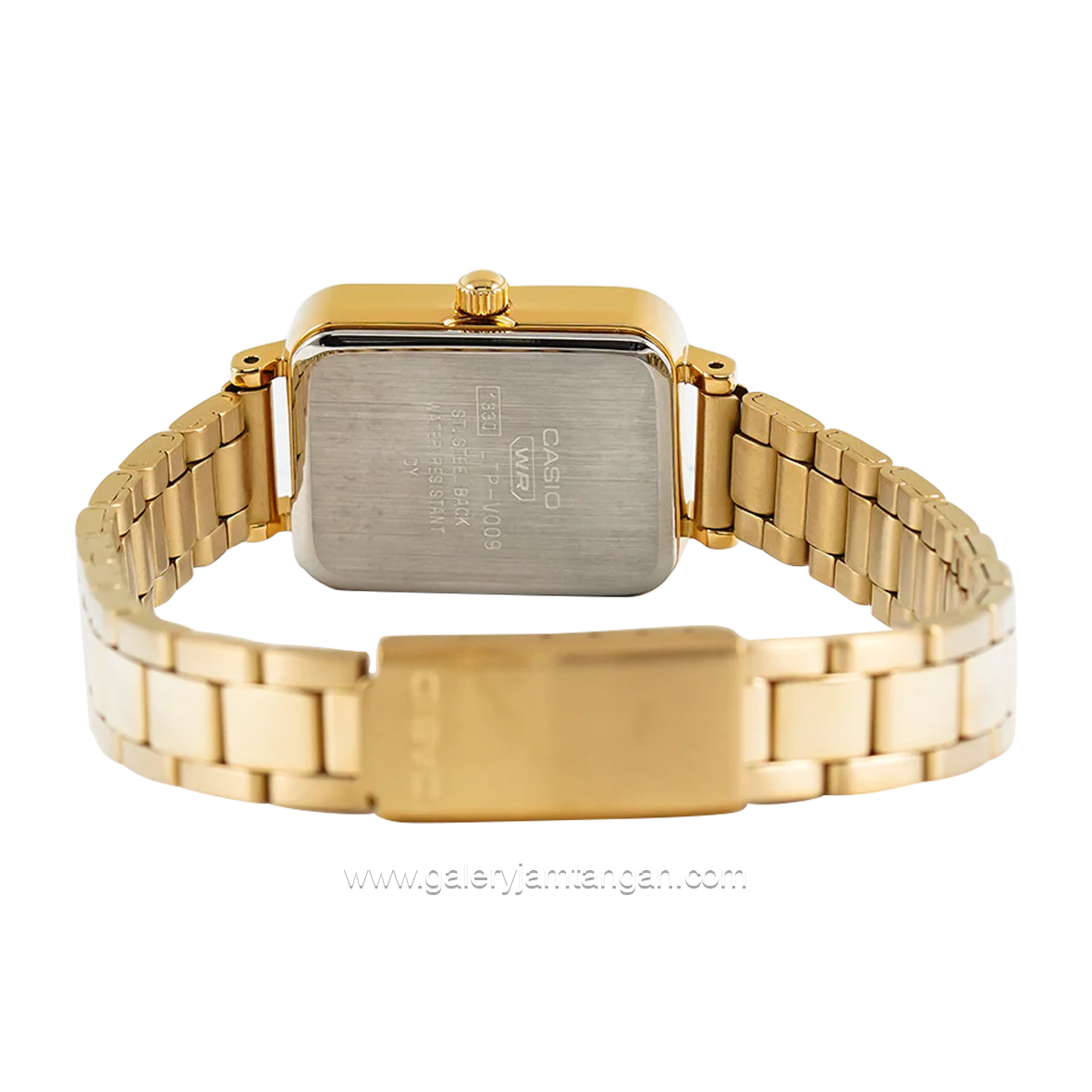 CASIO LTP-V009G-7EUDF Gold Dial White Stainless Steel