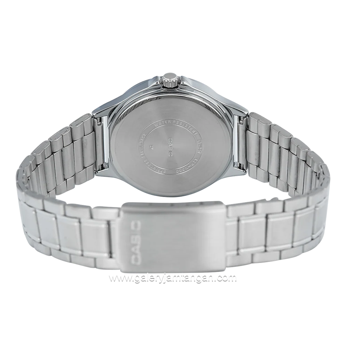 CASIO LTP-V300D-1AUDF Silver Dial Black Stainless Steel
