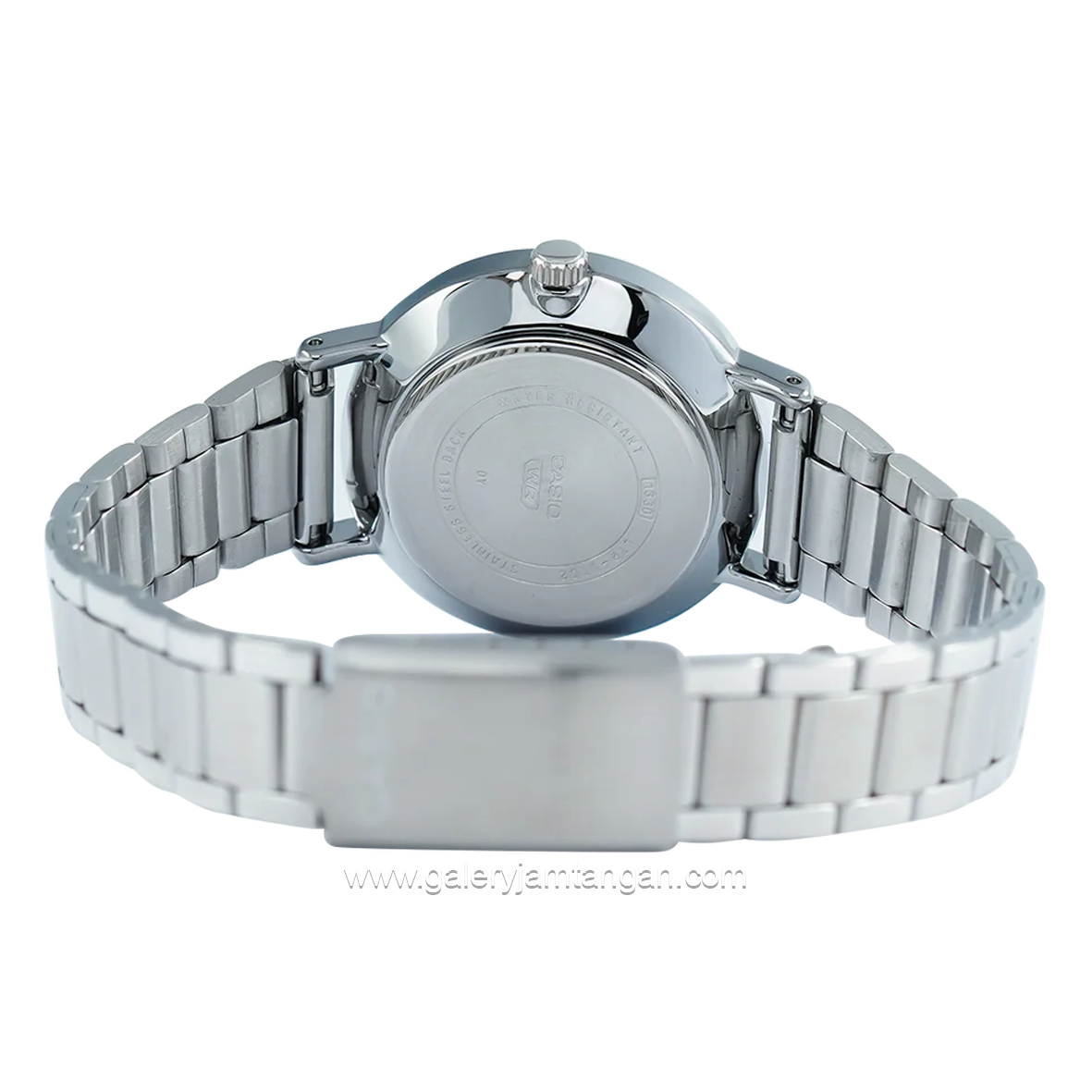 CASIO MTP-VT01D-1B2UDF Silver Dial Black Stainless Steel