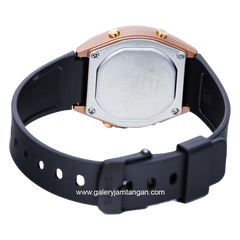 CASIO General LW-204-1ADF Black Rosegold Digital Rubber Strap