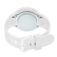 CASIO LWS-1200H-7A3VDF Dual Time White Resin Strap