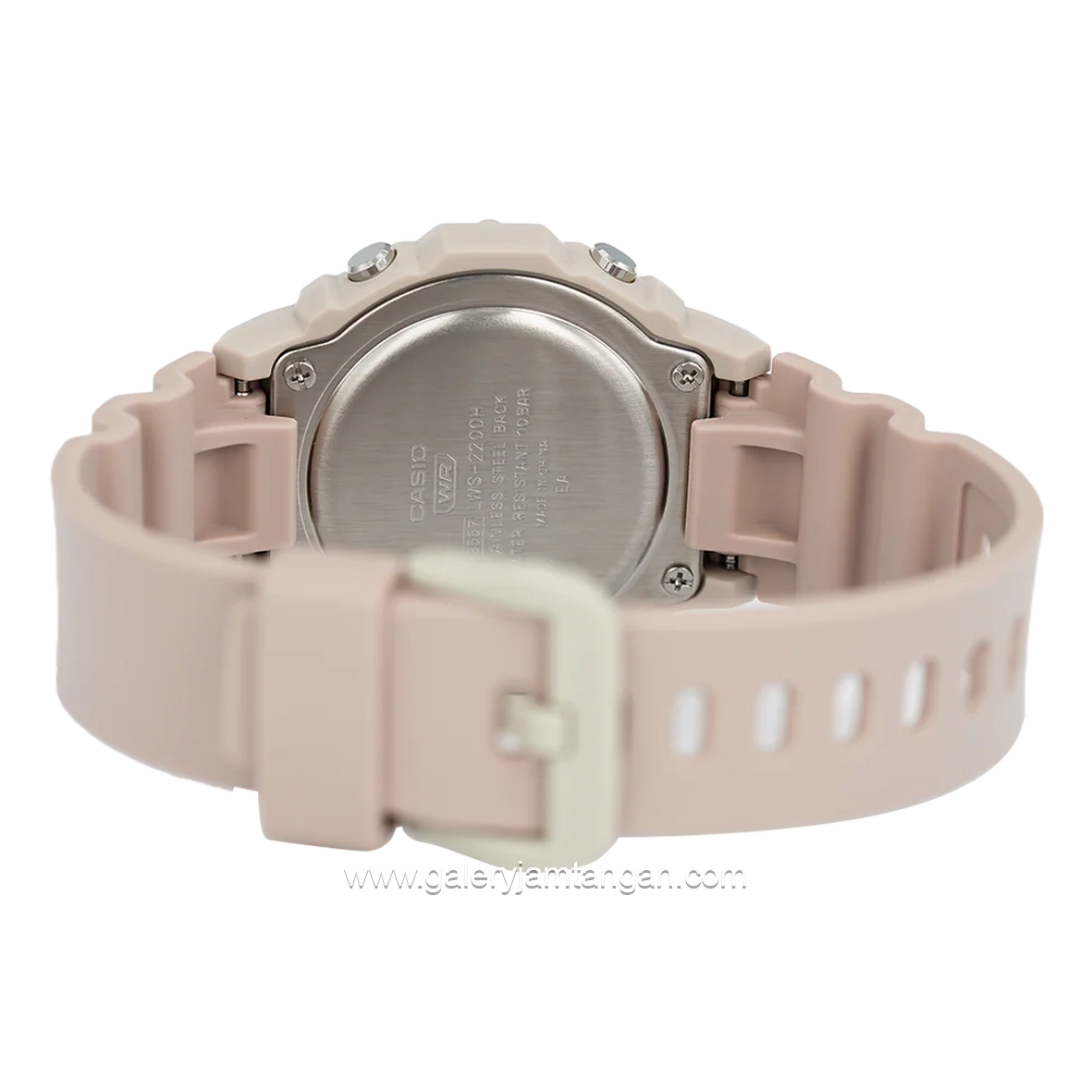 CASIO LWS-2200H-4AVDF Cream Digital Resin Strap