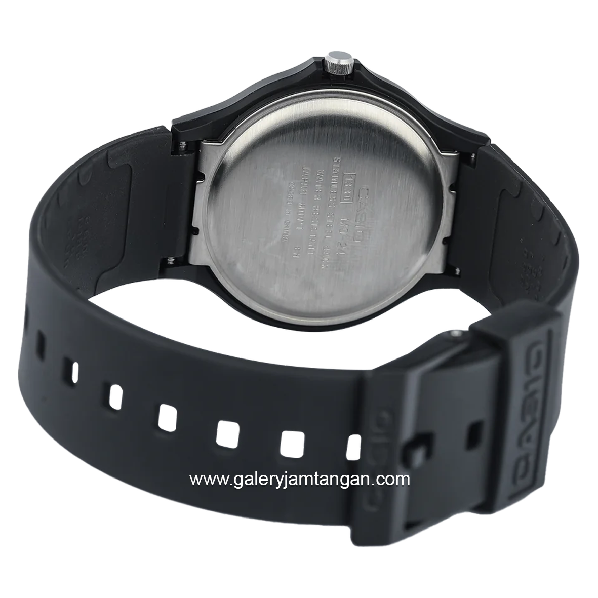 CASIO General MQ-24-1B3LDF Man Black Dial Black Resin Band