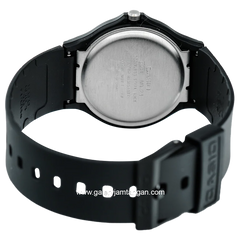 CASIO General MQ-24-7B3LDF Man Youth Black Dial White Resin Band