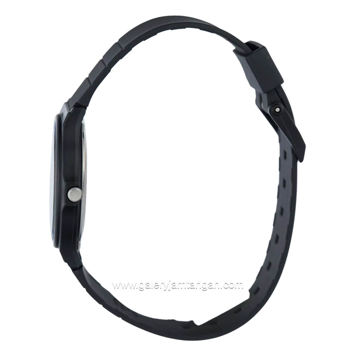 CASIO General MQ-24-7E2LDF Black Dial White Rubber Strap