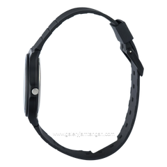 CASIO General MQ-24-7E2LDF Black Dial White Rubber Strap