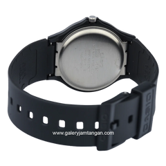 CASIO General MQ-24-7E2LDF Black Dial White Rubber Strap