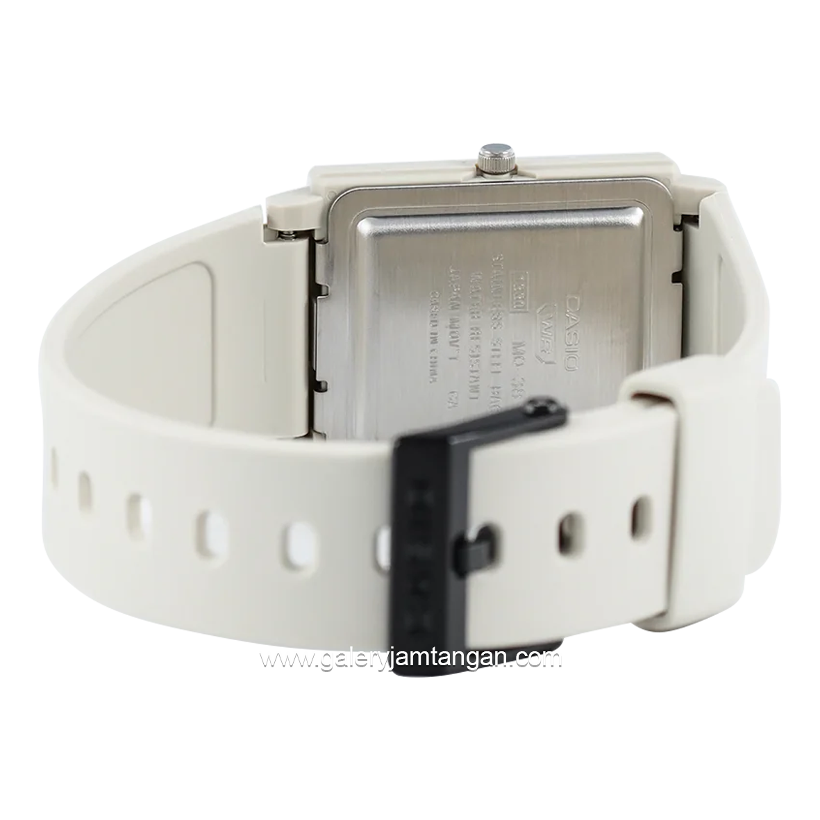 CASIO MQ-38UC-8ADF White Dial Black Resin Strap