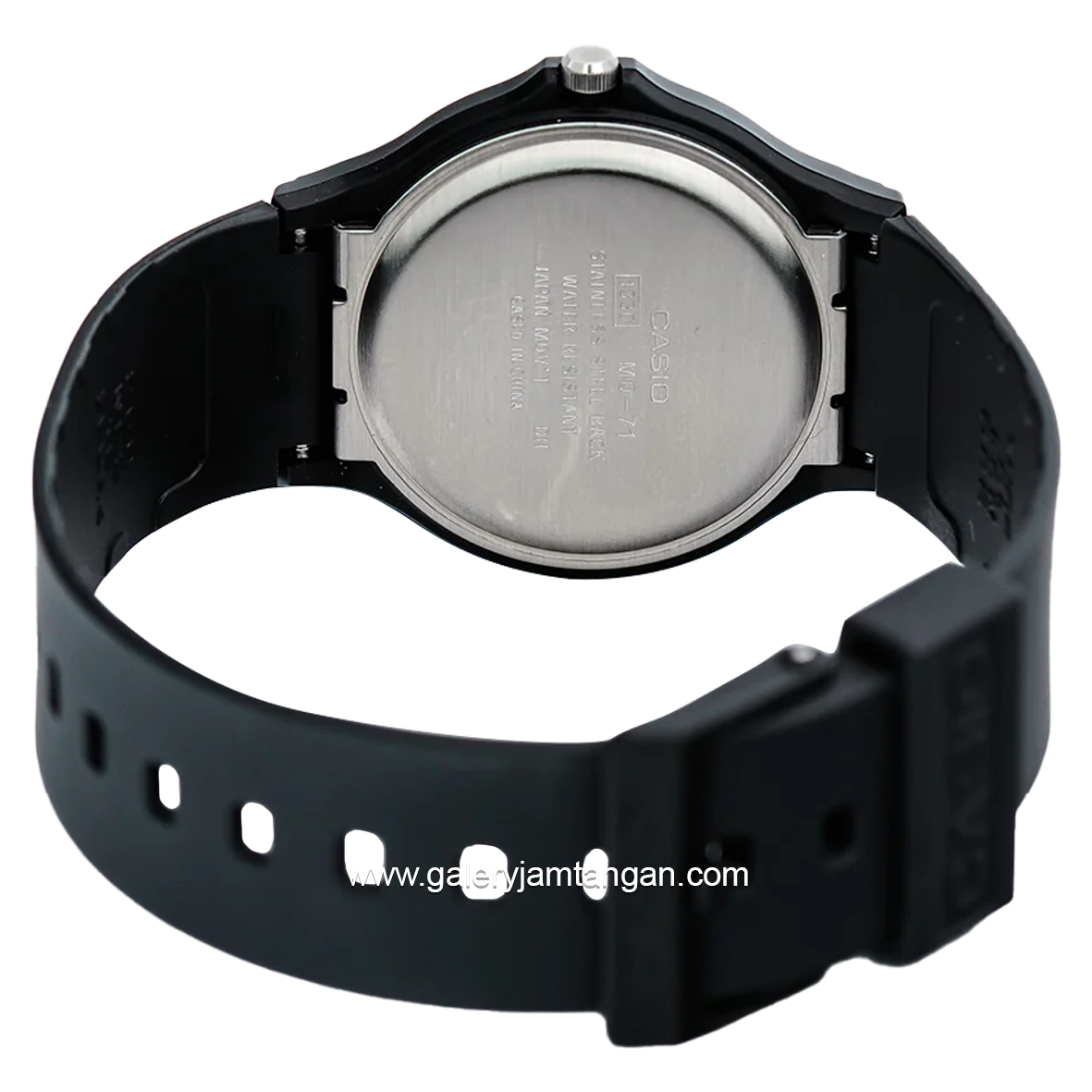 CASIO General MQ-71-2BDF Black Dial List Blue Rubber Strap