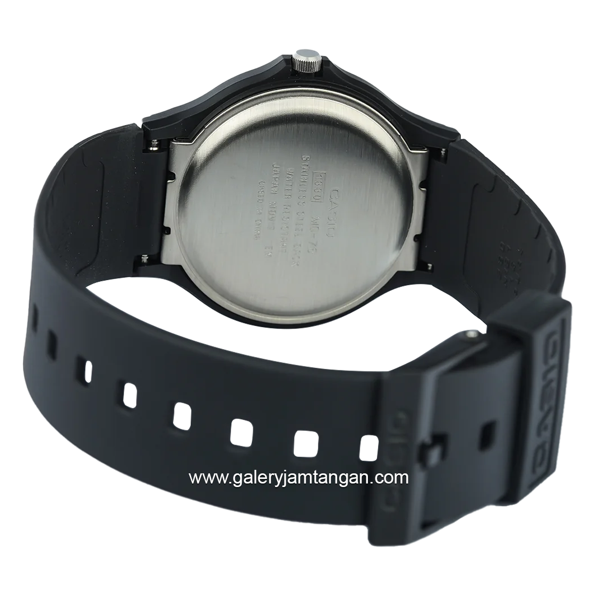 CASIO General MQ-76-1ALDF Black Dial Black Rubber Strap