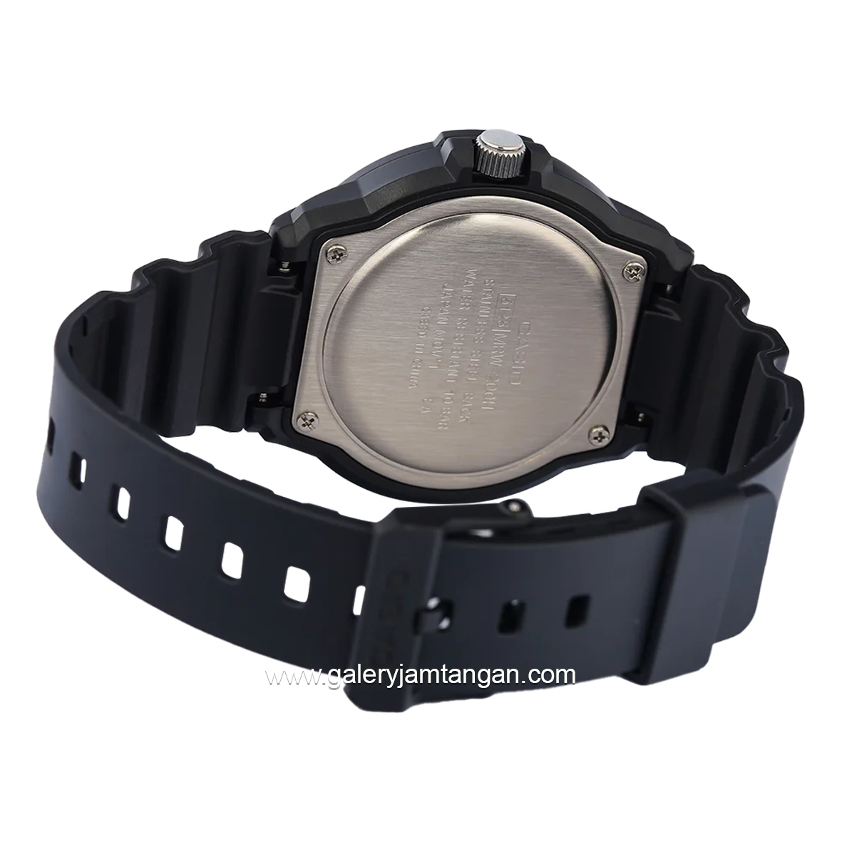 CASIO General MRW-200H-1B2VDF Black Rubber Strap