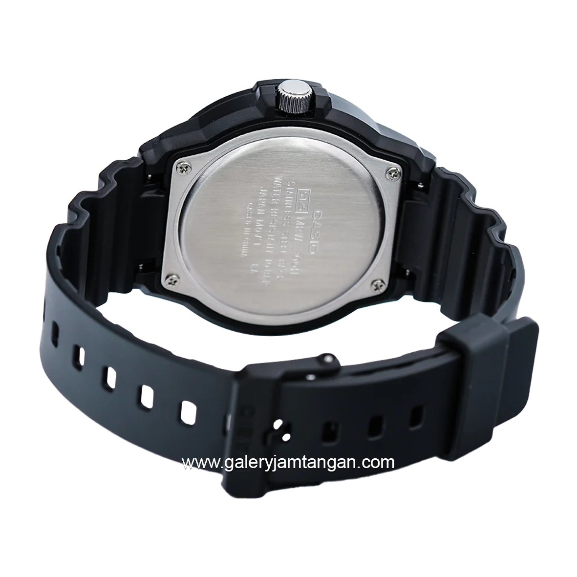 CASIO General LRW-200H-1BVDF Black Rubber Strap