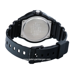 CASIO General LRW-200H-1BVDF Black Rubber Strap