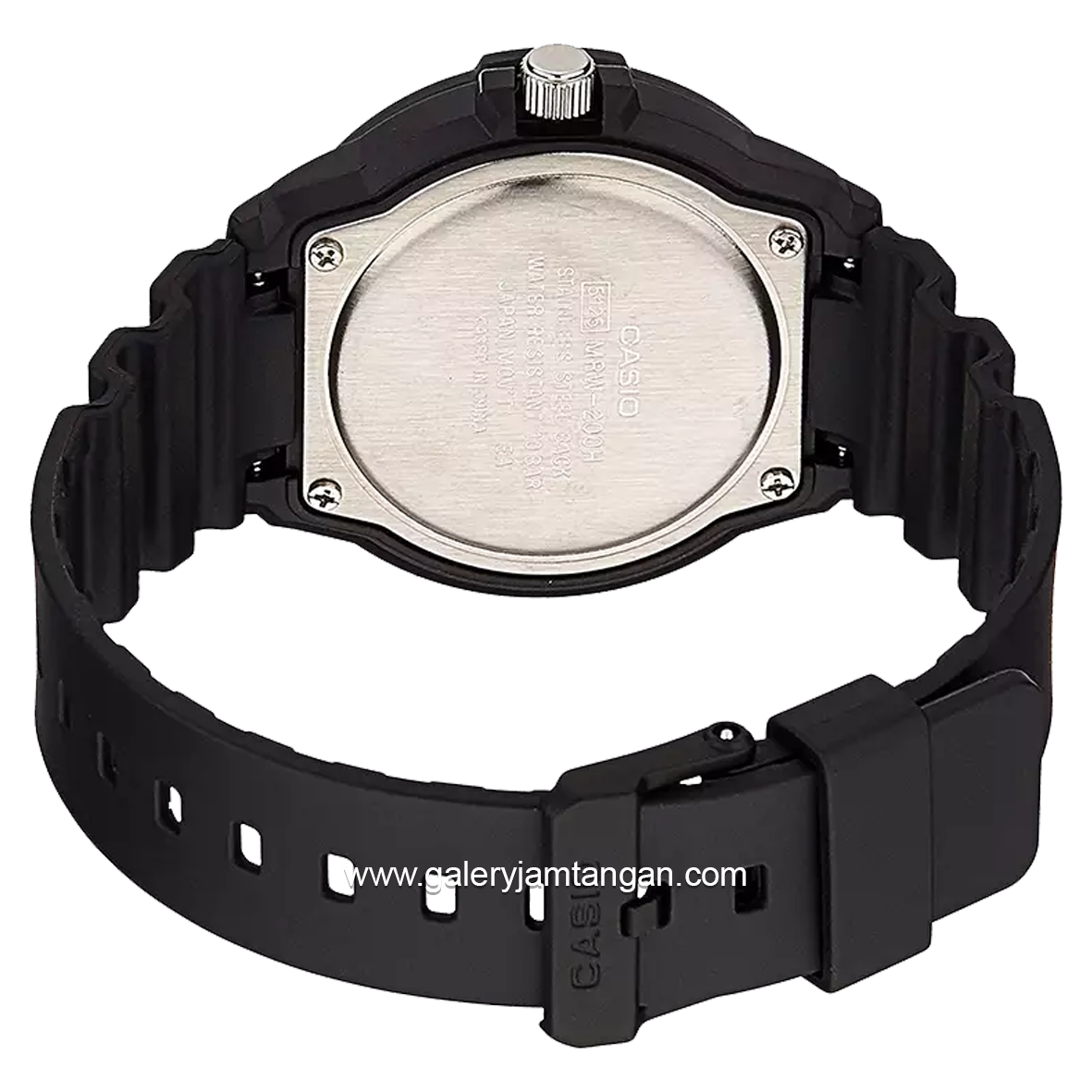 CASIO General MRW-200H-2B2VDF Black Dial Blue Rubber Strap