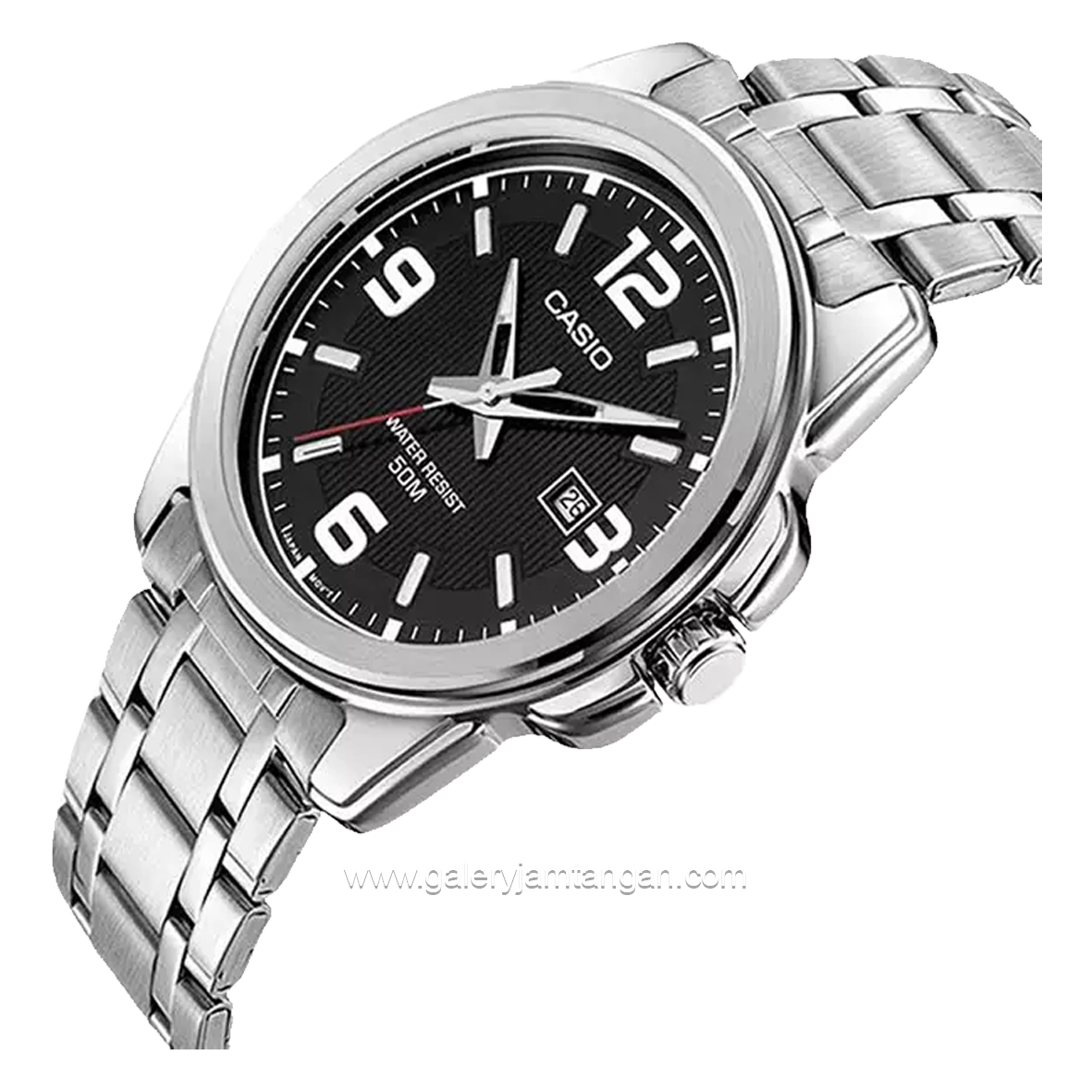Casio General MTP-1314D-1AVDF Silver Dial Black Stainless Steel
