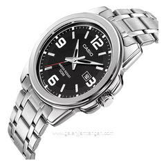 Casio General MTP-1314D-1AVDF Silver Dial Black Stainless Steel