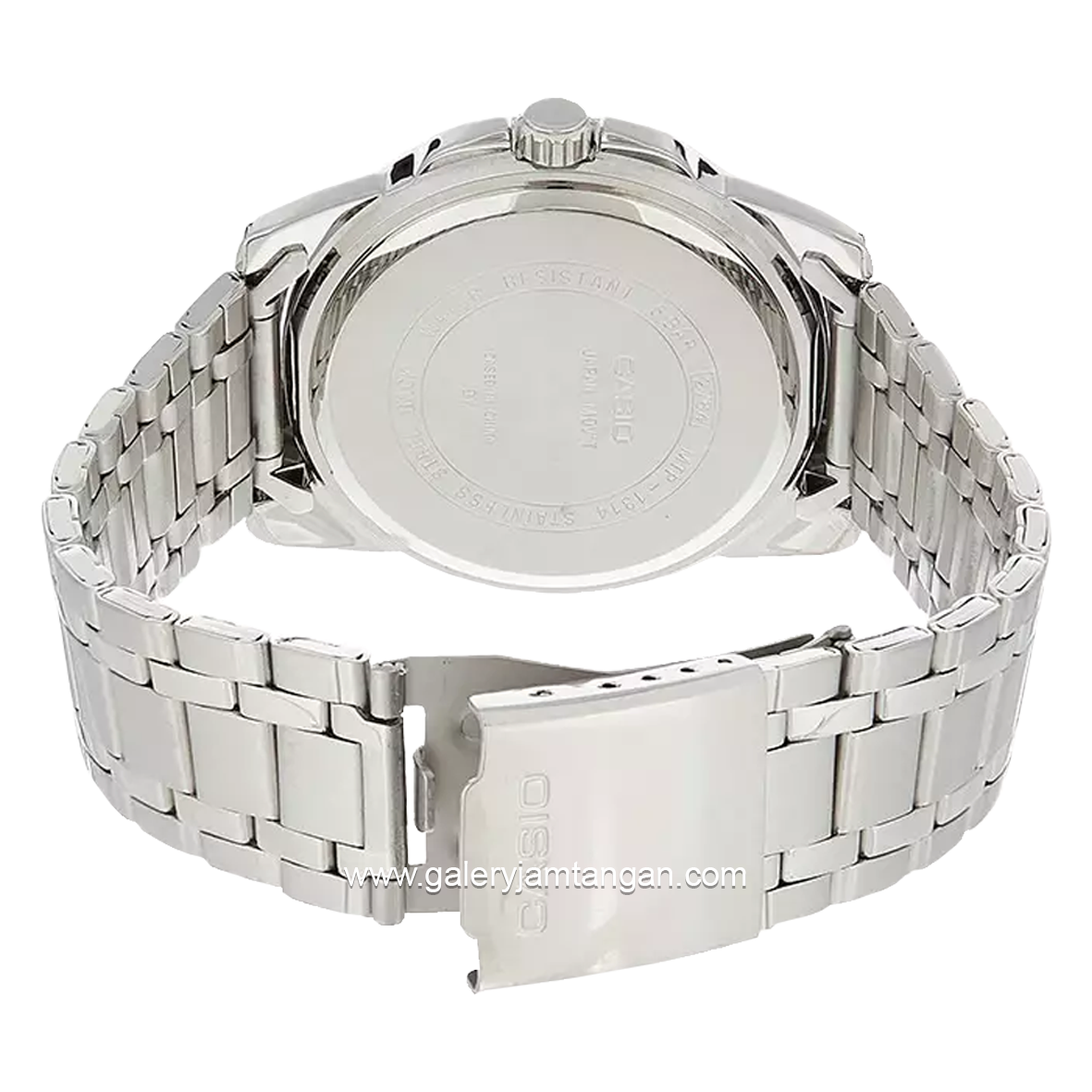 Casio General MTP-1314D-1AVDF Silver Dial Black Stainless Steel