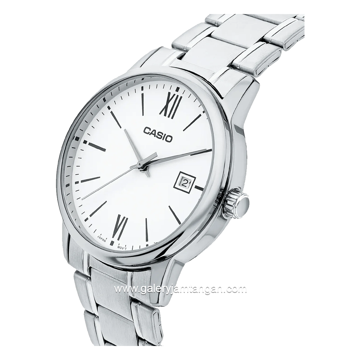 CASIO General MTP-V002D-7B3UDF Silver Dial White Stainless Steel