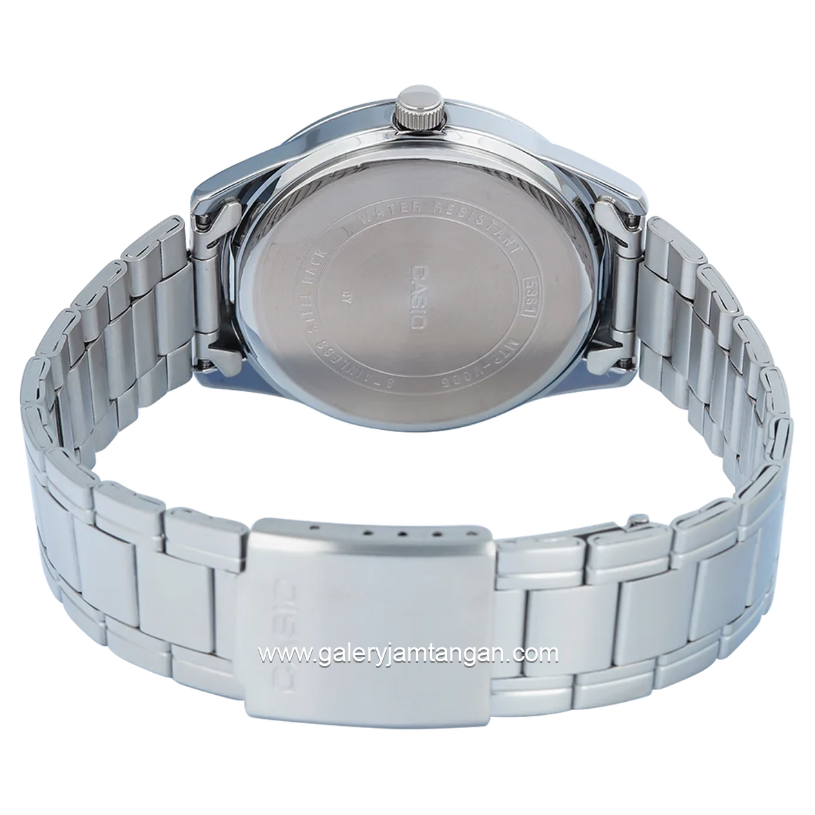 CASIO General MTP-V005D-1B4UDF Silver Dial Black Stainless Steel