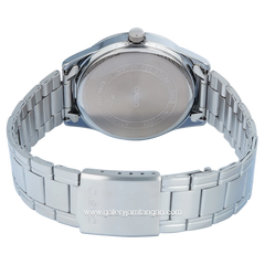 CASIO General MTP-V005D-1B4UDF Silver Dial Black Stainless Steel