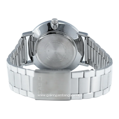 CASIO General MTP-VT01D-1BUDF Silver Dial Black Stainless Steel