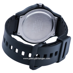 CASIO MW-240-3BVDF Black Dial Green Resin Strap