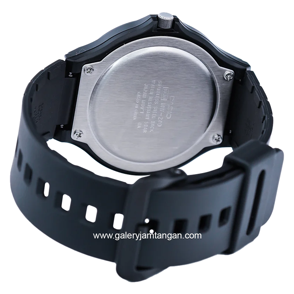 CASIO MW-240-1E2VDF Black Resin Strap