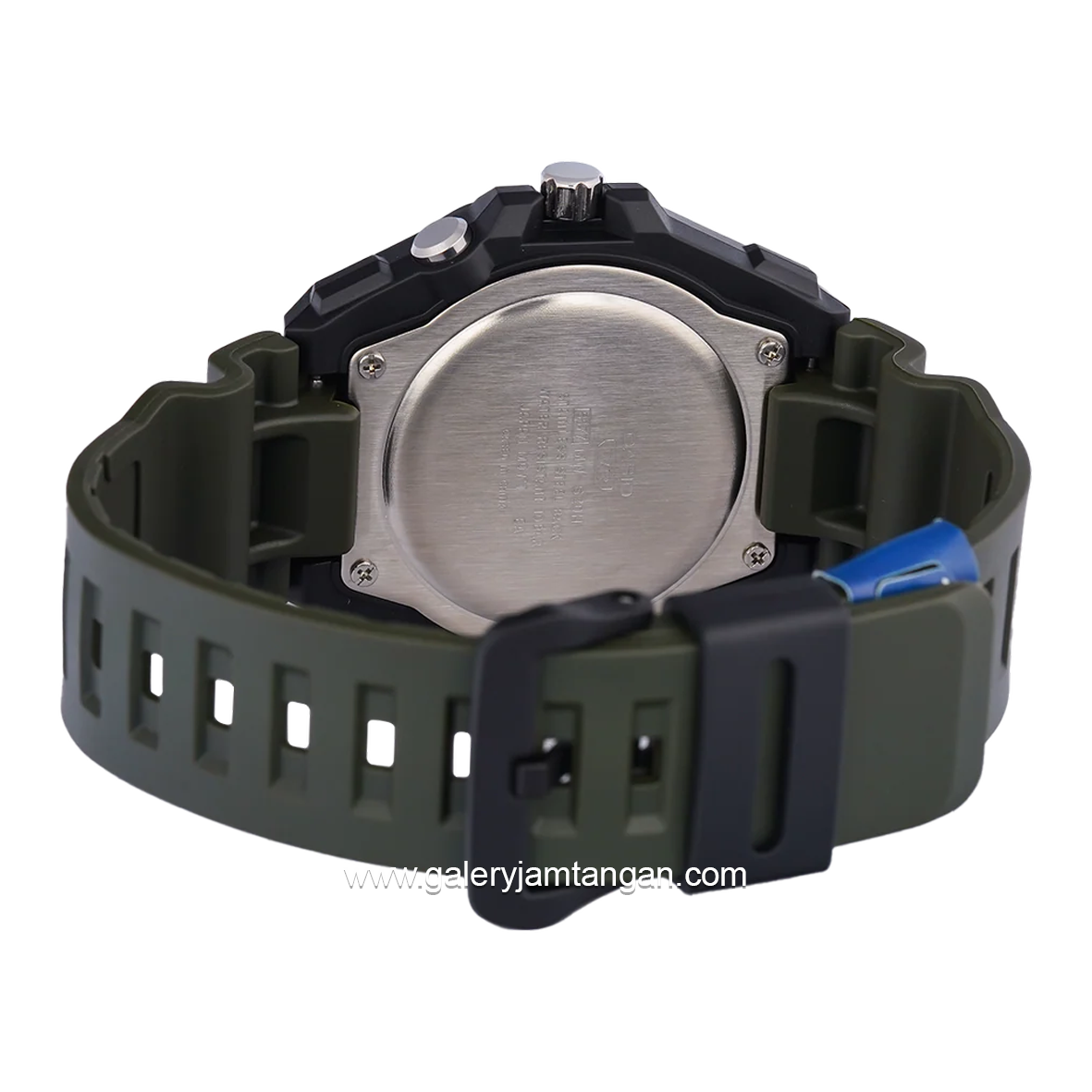 CASIO MW-620H-3AVDF Green Black Resin Strap