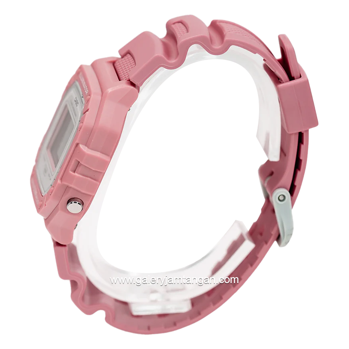 Casio General Illuminator W-218HC-4AVDF Pink Rubber Strap