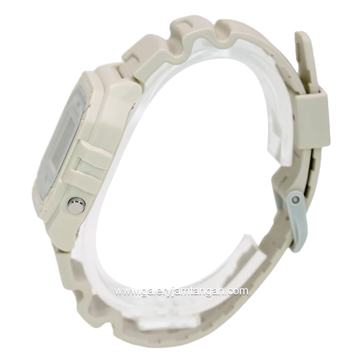 CASIO General W-218HC-8AVDF Illuminator Beige Digital Rubber Strap