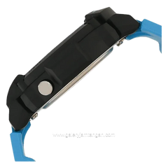 CASIO W-219H-2A2VDF Illuminator Blue Black Digital Rubber Strap