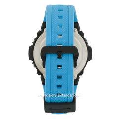 CASIO W-219H-2A2VDF Illuminator Blue Black Digital Rubber Strap