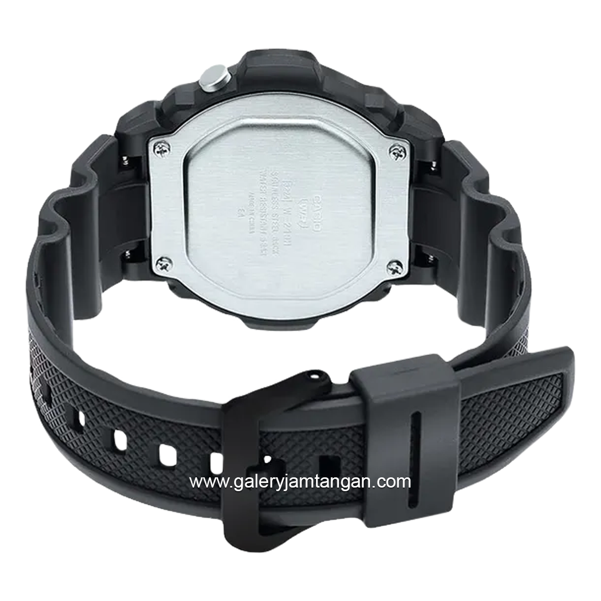 CASIO W-219H-1AVDF Black Resin Strap