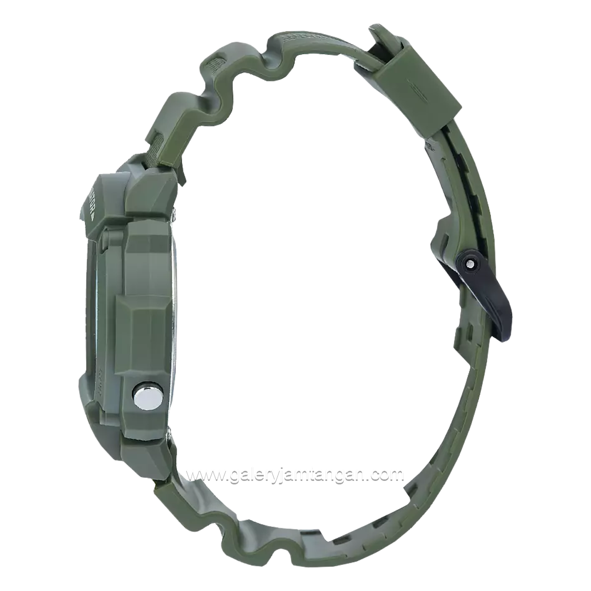 CASIO W-219HC-3BVDF Green Rubber Strap