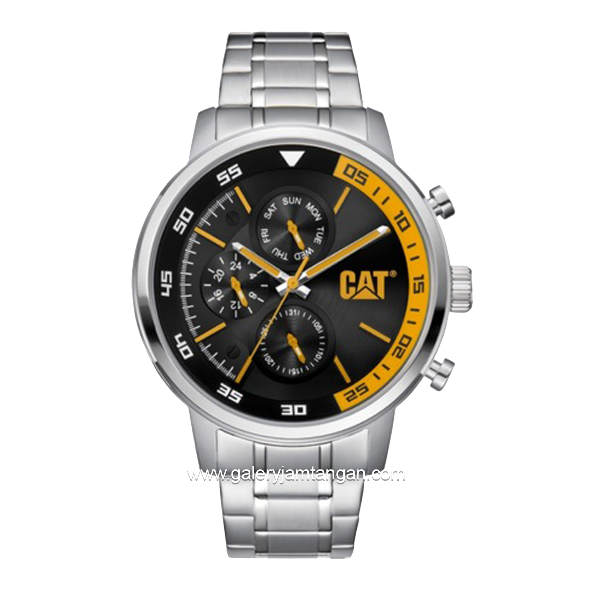 CATERPILLAR AK.149.11.127 Silver Dial Black Stainless Steel