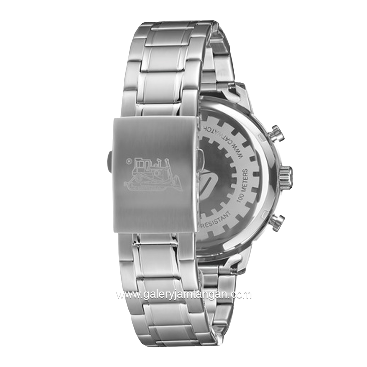 CATERPILLAR AK.149.11.127 Silver Dial Black Stainless Steel