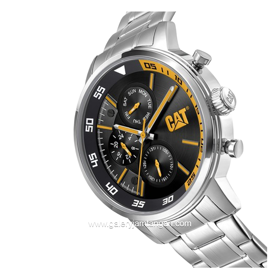 CATERPILLAR AK.149.11.127 Silver Dial Black Stainless Steel