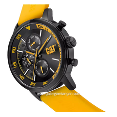 CATERPILLAR AK.169.27.127 Yellow Analog Rubber Strap