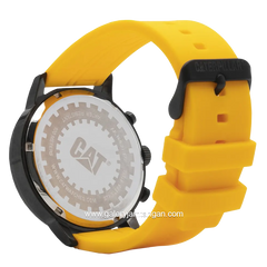 CATERPILLAR AK.169.27.127 Yellow Analog Rubber Strap