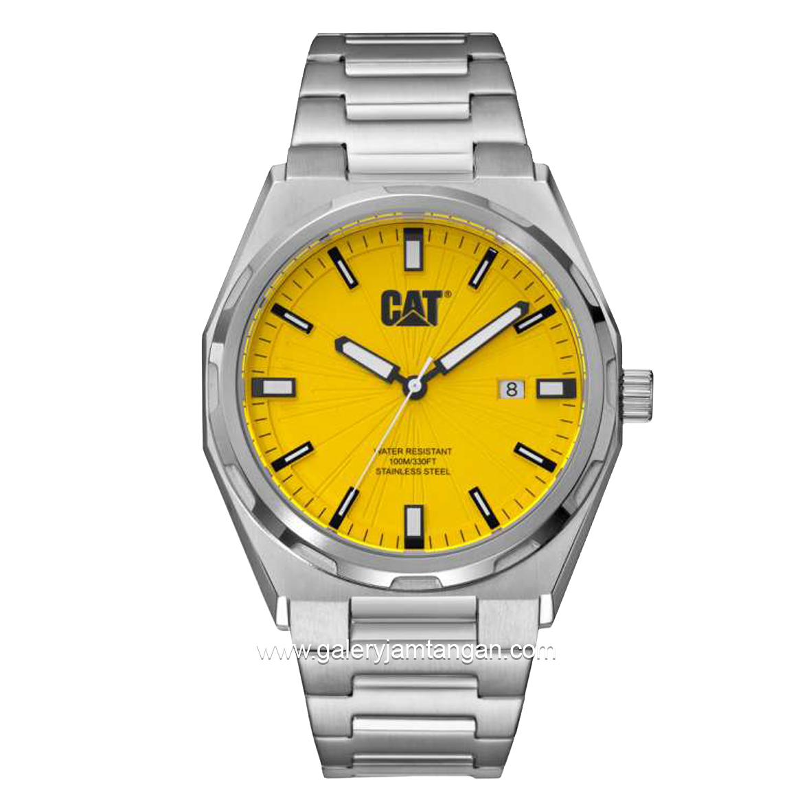 CATERPILLAR AL.141.11.721 Silver Dial Yellow Stainless Steel