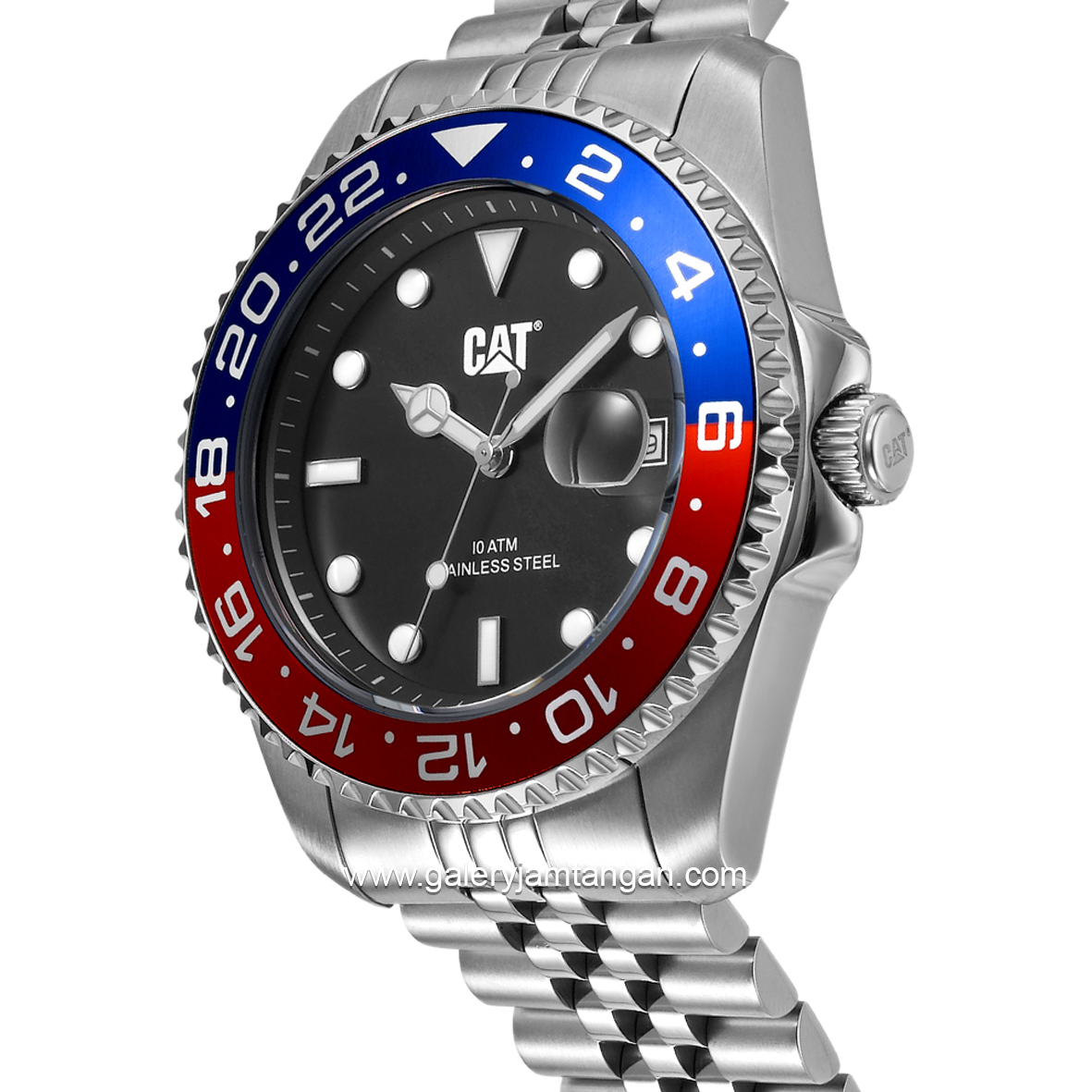 CATERPILLAR AO.141.11.128 Case Blue Red Stainless Steel