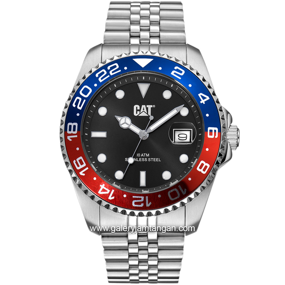 CATERPILLAR AO.141.11.128 Case Blue Red Stainless Steel