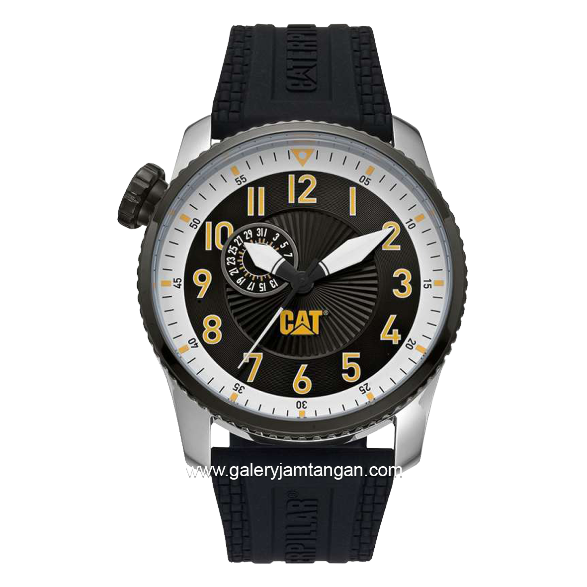 CATERPILLAR AQ.141.21.112 Black Dial Black Silicone