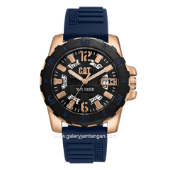CATERPILLAR AR.191.26.639 Navy Rosegold Analog Silicone Strap