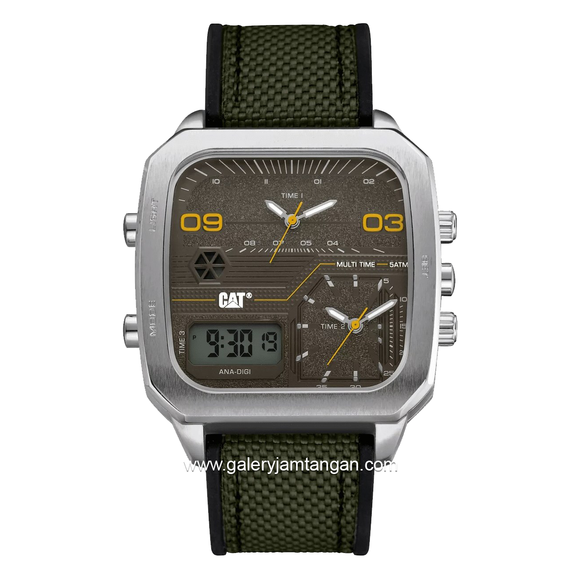 CATERPILLAR AS.149.23.337 Army Analog Digital Silicone Strap