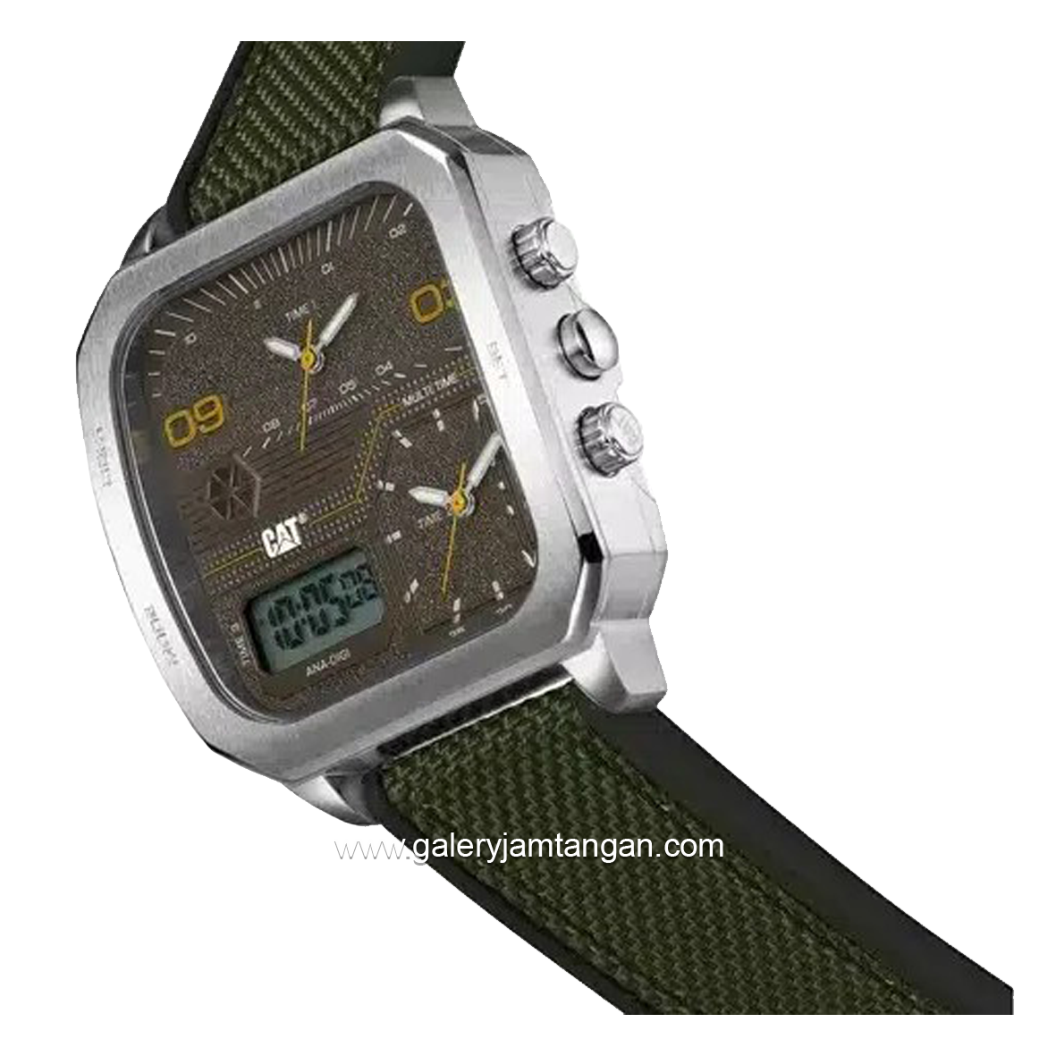 CATERPILLAR AS.149.23.337 Army Analog Digital Silicone Strap
